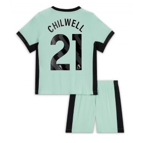 Chelsea Ben Chilwell #21 Replica Third Stadium Kit for Kids 2023-24 Short Sleeve (+ pants)